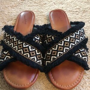Slide on sandals